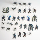 Flat Plastic Miniatures - various editions 