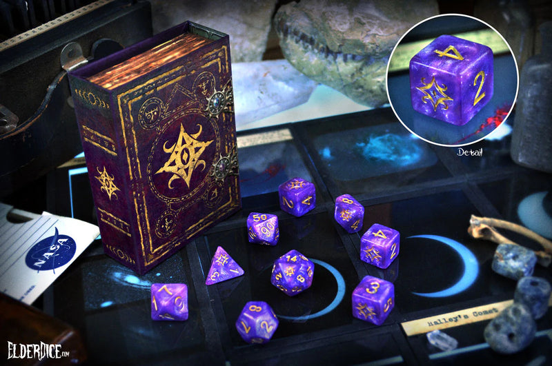 Elder Dice - Star of Azathoth Dice Set - Nebula