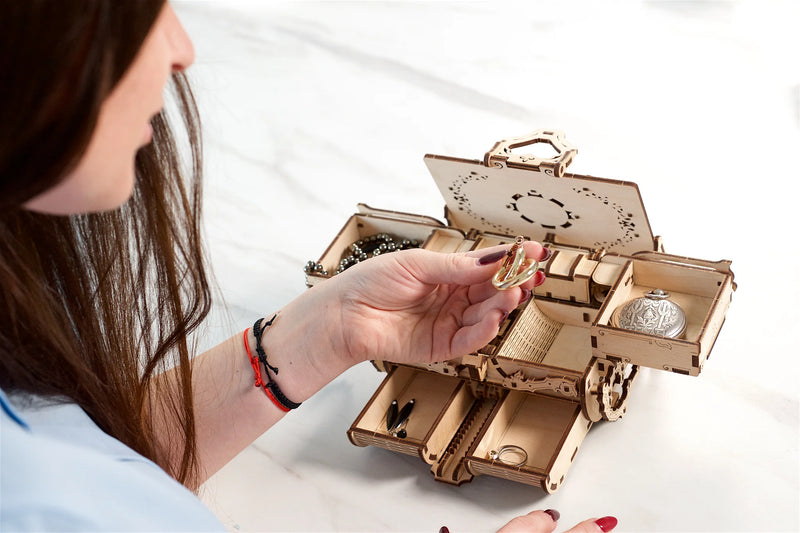 DIY wooden treasure chest