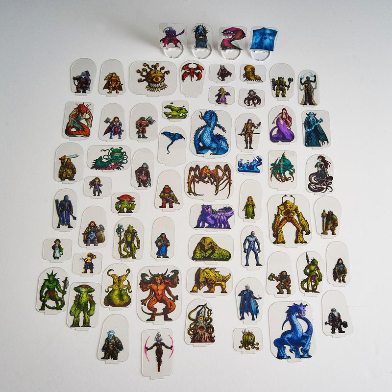 Flat Plastic Miniatures - Fantasy Core Set