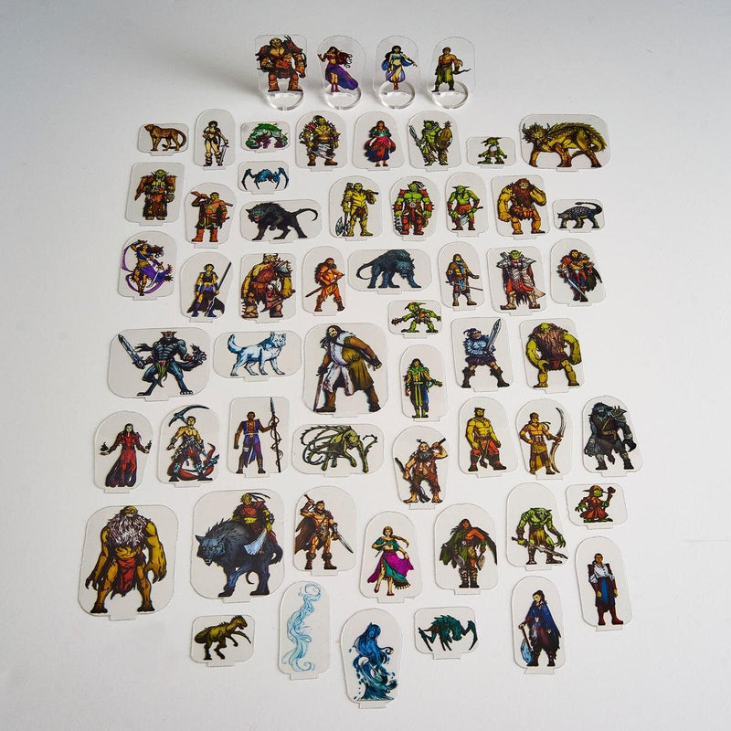 Flat Plastic Miniatures - Fantasy Core Set