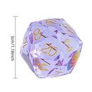 Dragon Gem - XL 30mm Glass D20 (Diamondcut) 