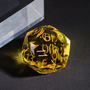 Dragon Gem - XL 30mm Glass D20 (Diamondcut) 