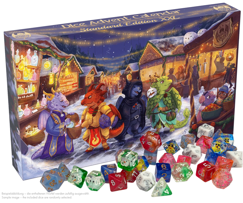 Mystery Advent Calendar 2025 (Dice, RPG audiobook, vouchers) 