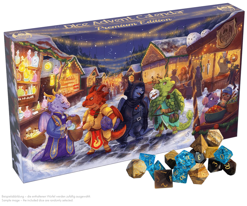 Mystery Advent Calendar 2025 (Dice, RPG audiobook, vouchers) 