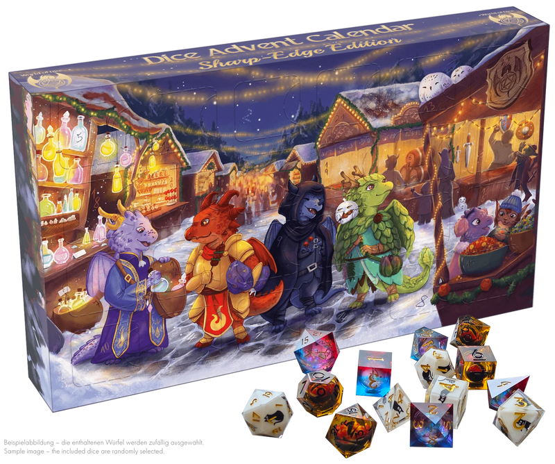 Mystery Advent Calendar 2025 (Dice, RPG audiobook, vouchers) 