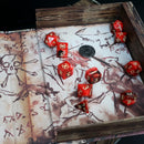 Verschiedene Klassenwürfel-Sets in Foliant-Etui (10 Würfel, 1 Münze)