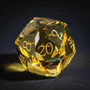 Dragon Gem - XL 30mm Glass D20 (Diamondcut) 