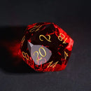 Dragon Gem - XL 30mm Glass D20 (Diamondcut) 