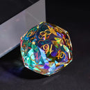 Dragon Gem - XL 30mm Glass D20 (Diamondcut) 