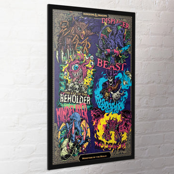 the realm of monsters D&D Poster: Monsters of the Realm (Maxi Poster)