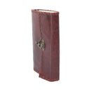 Nemesis Now - Lockable leather journal with bronze clasp (14 × 23 cm) 