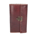 Nemesis Now - Lockable leather journal with bronze clasp (14 × 23 cm) 