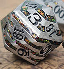 Starfall Silver D20 / D10 / D6