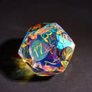 Dragon Gem - XL 30mm Glass D20 (Diamondcut) 