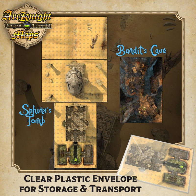 Dungeon Alchemist Map-Serie (4 verschiedene Kartenpacks)