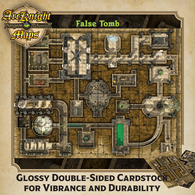 Dungeon Alchemist Map-Serie (4 verschiedene Kartenpacks)