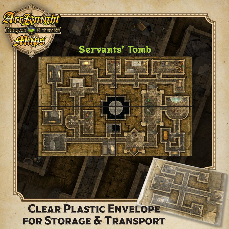 Dungeon Alchemist Map-Serie (4 verschiedene Kartenpacks)