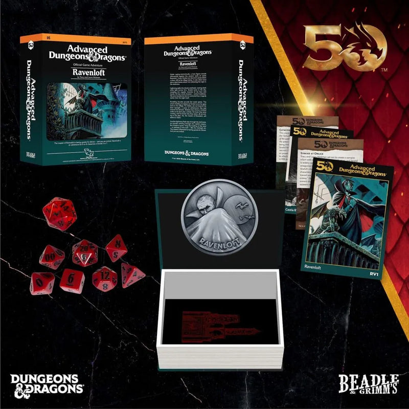 D&D – Classic Module Dice Set: Ravenloft (50th Anniversary) 