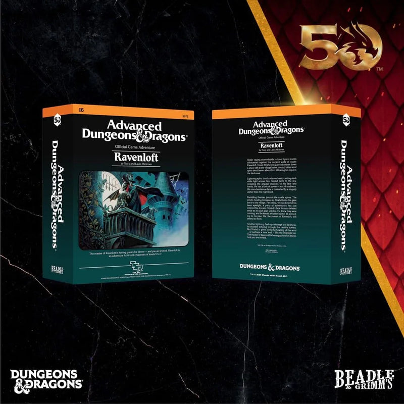 D&D – Classic Module Dice Set: Ravenloft (50th Anniversary) 
