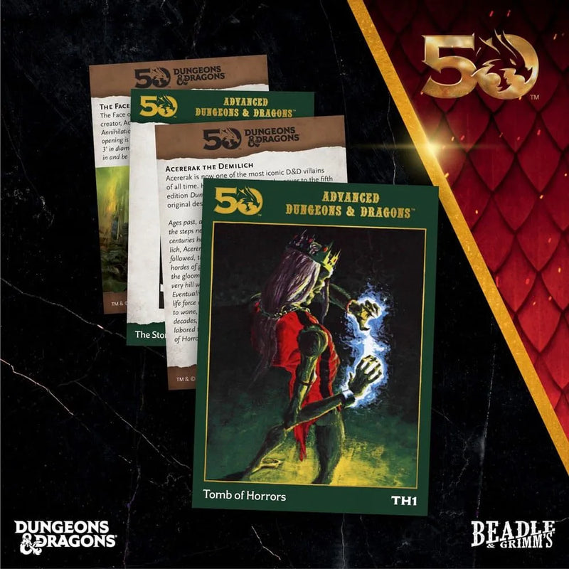 D&D – Classic Module Dice Set: Tomb of Horrors (50th Anniversary) 