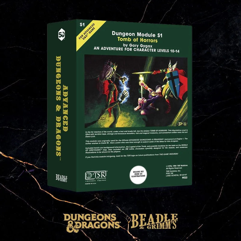 D&D – Classic Module Dice Set: Tomb of Horrors (50th Anniversary) 