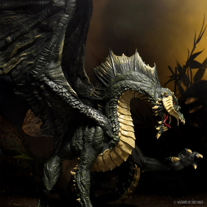 D&D Icons of the Realms: Adult Black Dragon Premium Figure 