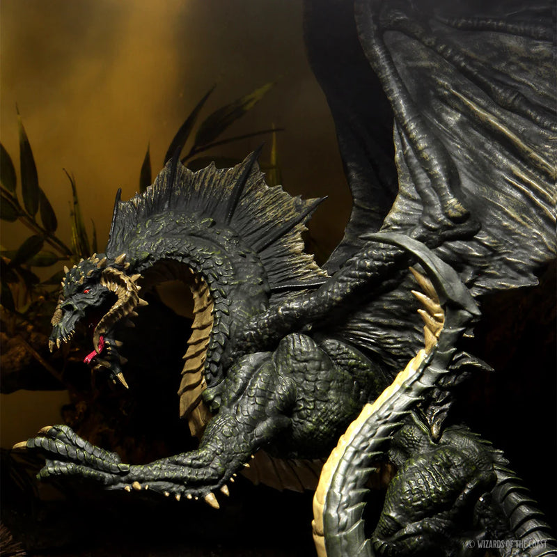D&D Icons of the Realms: Adult Black Dragon Premium Figure 