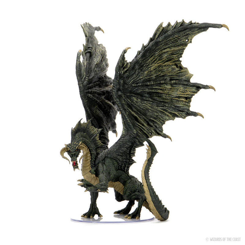 D&D Icons of the Realms: Adult Black Dragon Premium Figure 