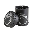 Dragon Black leather dice cup