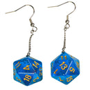 D20 / D6 earrings different colors and shapes