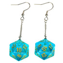 D20 / D6 earrings different colors and shapes