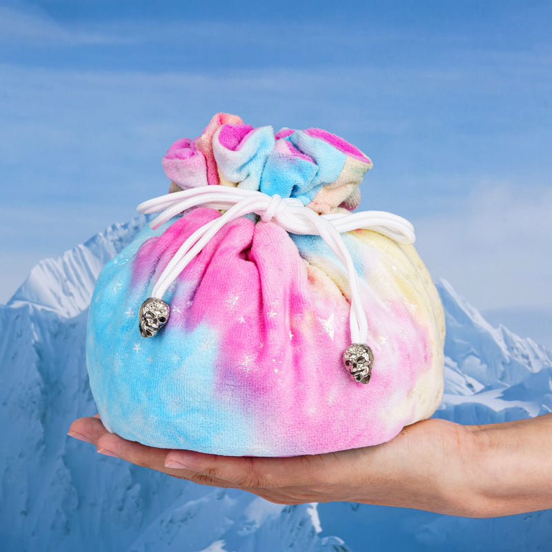 Fluffy dice bag with compartments