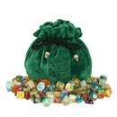 XXL-Würfelbeutel mit 7-Fächern aus Plüsch