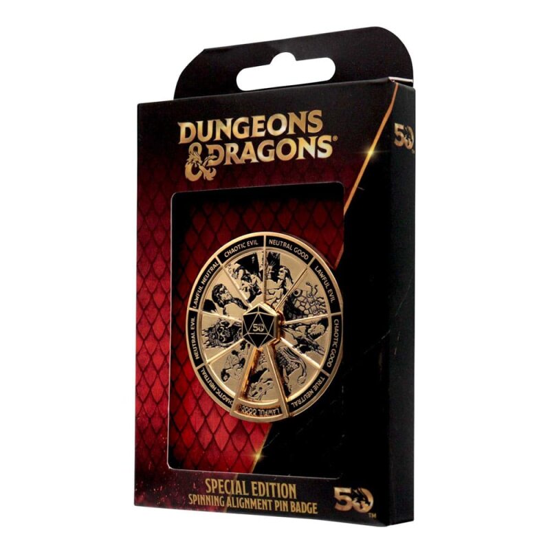 D&D Alignment Spinner pin (Limited Edition)