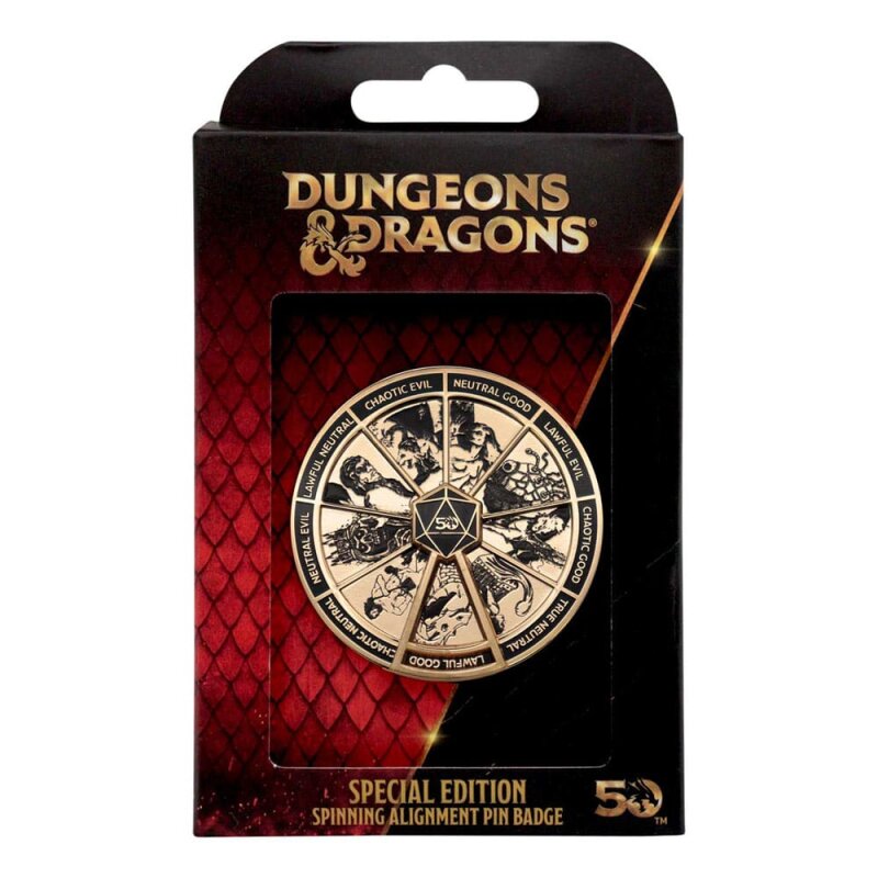 D&D Alignment Spinner pin (Limited Edition)