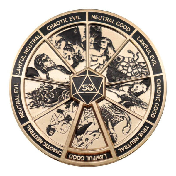 D&D Alignment Spinner pin (Limited Edition)