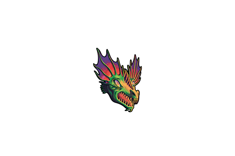 D&D Retro Dragon Pin (with Pinfinity VR features)