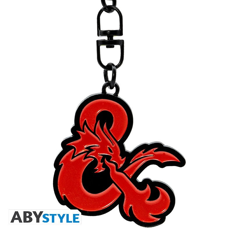 D&D Ampersand logo keyring pendant