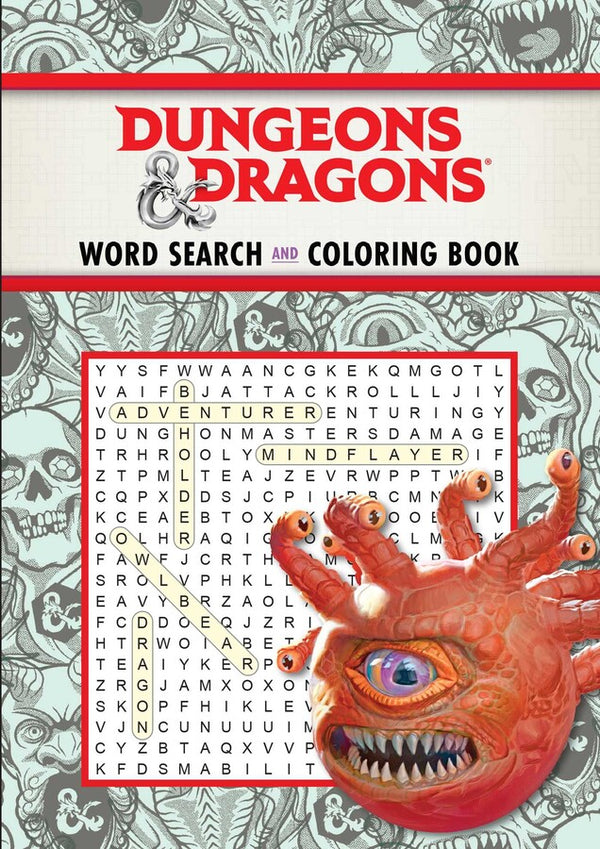 Dungeons & Dragons Word Search and Coloring - EN