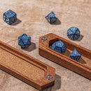 "All dice tell a story" wooden dice box 