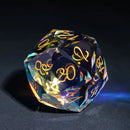 Dragon Gem - XL 30mm Glass D20 (Diamondcut) 