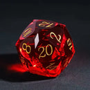 Dragon Gem - XL 30mm Glass D20 (Diamondcut) 