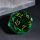 Dragon Gem - XL 30mm Glass D20 (Diamondcut) 