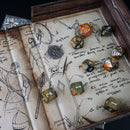 Verschiedene Klassenwürfel-Sets in Foliant-Etui (10 Würfel, 1 Münze)