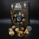 Different class cube sets (7 Dice, 1 coin)