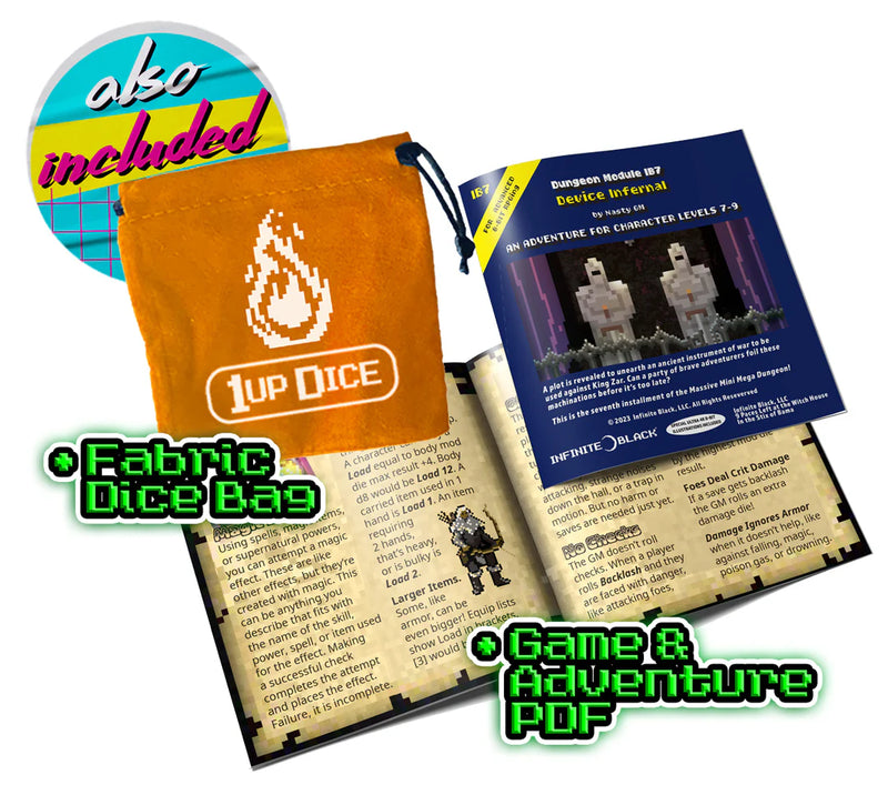 1UP-Dice: Fireball Set