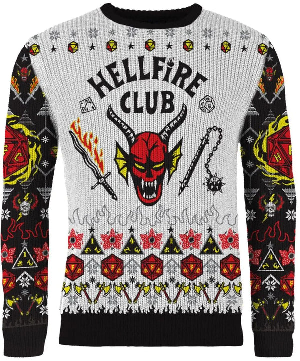 Stranger Things – Hellfire Club Ugly Christmas Sweater
