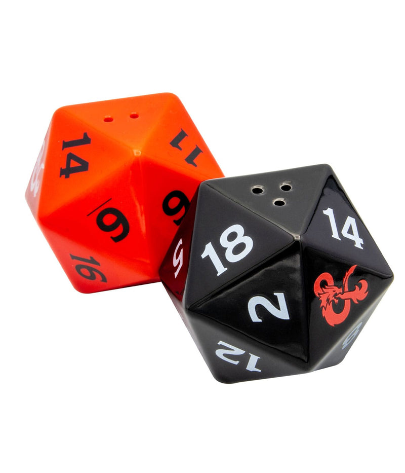 Dungeons & Dragons 3D salt and pepper shaker Dice