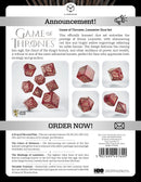 Game of Thrones dice sets 